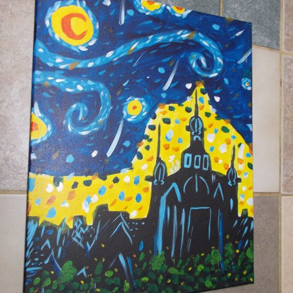 VG Style acrylic painting, 16"x20" - Picture 3 of 5